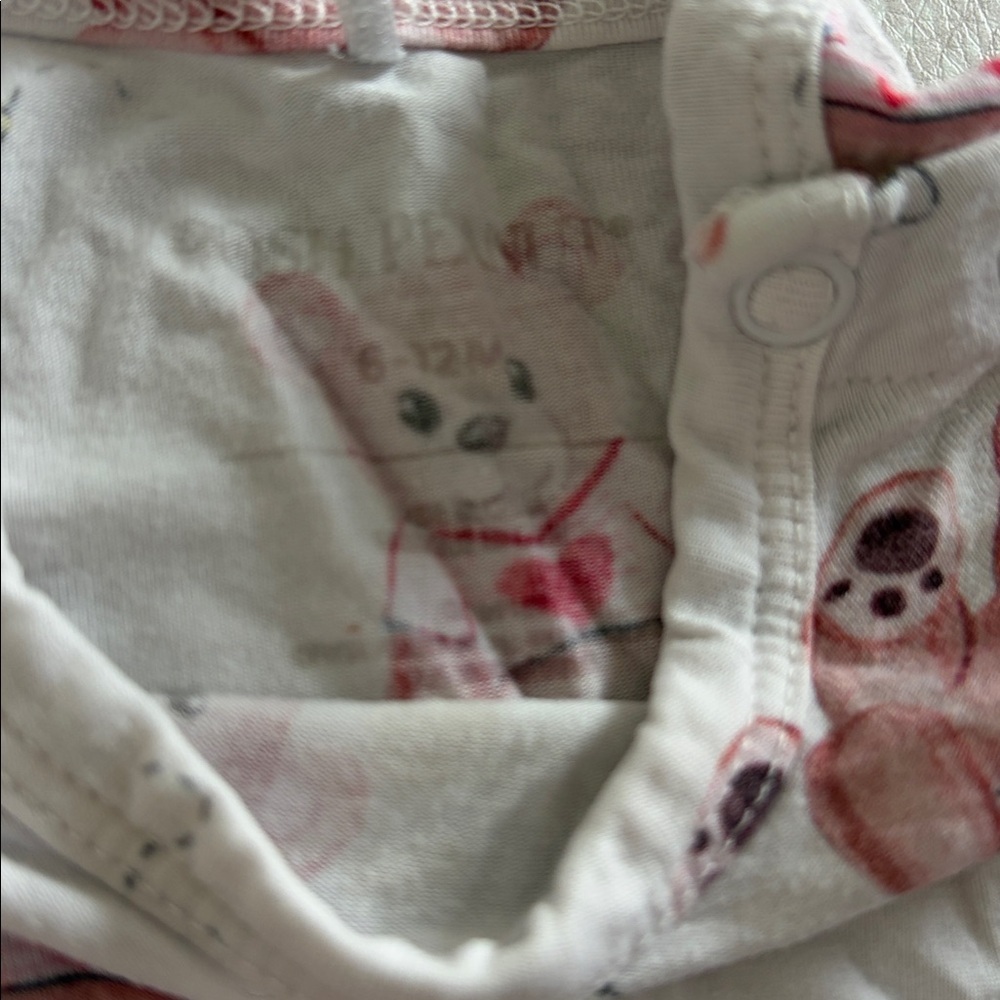 Posh Peanut Teddy Bear Print Kids One Piece 6-12M - Picture 3 of 4